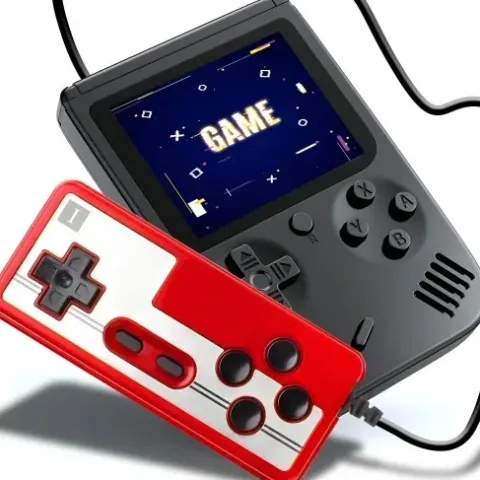 PRZENOŚNA MINI KONSOLA RETRO 400 GIER DO GRY DLA DZIECI + PAD
