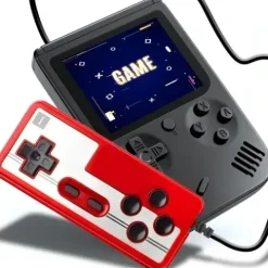 PRZENOŚNA MINI KONSOLA RETRO 400 GIER DO GRY DLA DZIECI + PAD