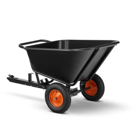 Przyczepka ogrodowa koleba do traktorka kosiarki quada przyczepa 350L 300kg