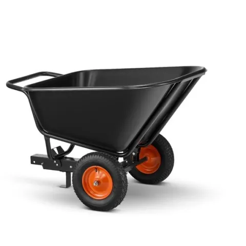Przyczepka ogrodowa koleba do traktorka kosiarki quada przyczepa 350L 300kg