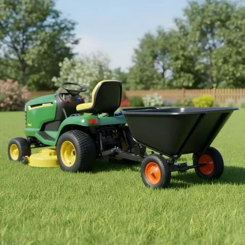 Przyczepka ogrodowa koleba do traktorka kosiarki quada przyczepa 350L 300kg