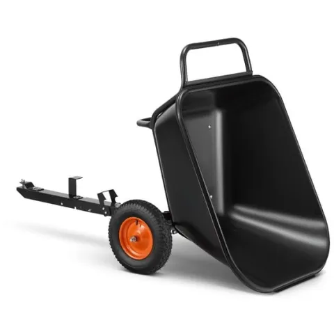 Przyczepka ogrodowa koleba do traktorka kosiarki quada przyczepa 350L 300kg
