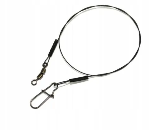 PRZYPON WĘDKARSKI Z DRUTU TYTANOWEGO, 5KG, 35 CM