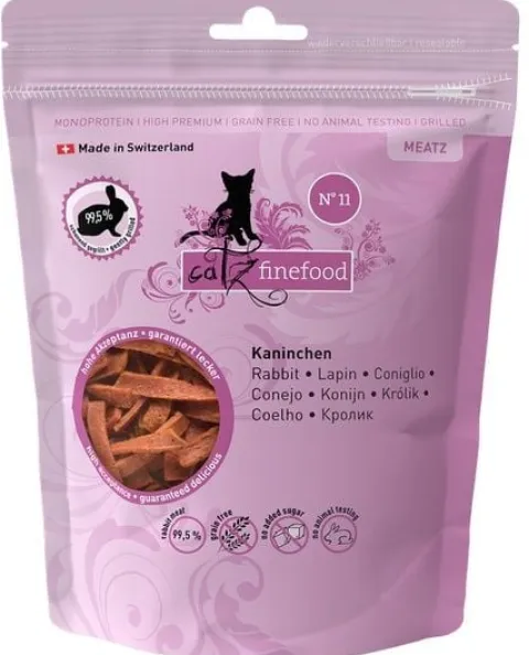 Przysmak dla kota bez sztucznych dodatków - Catz Finefood 99,5% KRÓLIK 45g