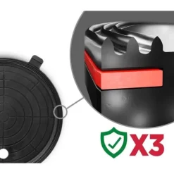 Przyssawka do płytek próżniowa z pompką do 200 kg Humberg HM-161