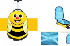 PSZCZÓŁKA WALIZKA DZIECI KABINOWA BAGAŻ PLECACZEK