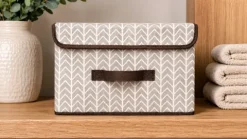 Pudełko organizer na drobiazgi ubrania zabawki składany skrzynia kufer 26cm
