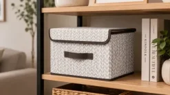 Pudełko organizer na drobiazgi ubrania zabawki składany skrzynia kufer 26cm