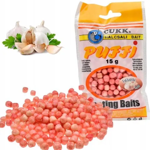 Puffi przynęta CUKK 15g pływające chrupki Czosnek