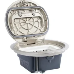 Puszka podłogowa uchylna IP66 4 moduły STAL NIERDZEWNA INOX Legrand 088064