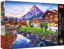 PUZZLE 1000 ALPEJSKIE MIASTECZKO SZWAJCARIA 10854
