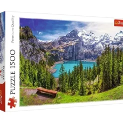 PUZZLE 1500 JEZIORO OESCHINEN ALPY SZWAJCARI 26166