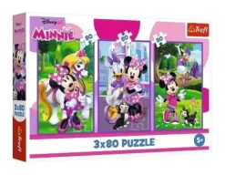 PUZZLE 3X80 MINNIE I PRZYJACIELE 34889