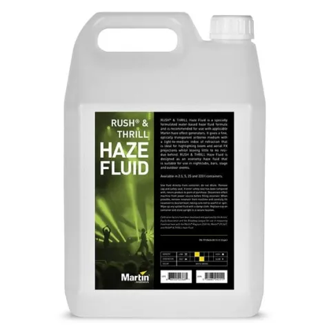 Płyn do dymu Hazer Biały Bezwonny Profesjonalny Martin Rush Haze Fluid 5L