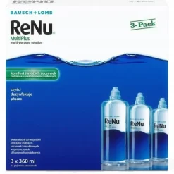 Płyn Do Soczewek RENU MULTIPLUS 3 x 360 ml