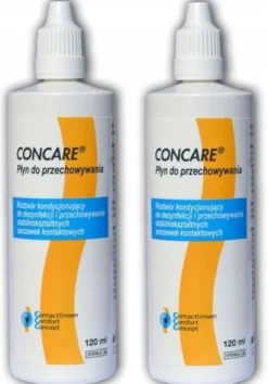 Płyn do soczewek twardych CONCARE 2 x 120 ml