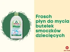 Płyn frosch do mycia butelek i naczyń dziecięcych hypoalergiczny bio usuwa osady zapachy niemiecki 500ml