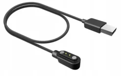 QIKtech ŁADOWARKA KABEL USB SMARTWATCH UNIWERSALNA 2,84mm 60 cm (czarny)