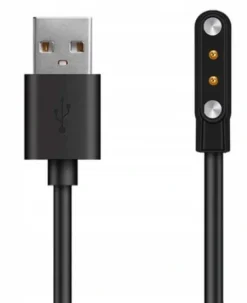 QIKtech ŁADOWARKA KABEL USB SMARTWATCH UNIWERSALNA 2,84mm 60 cm (czarny)