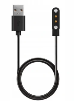 QIKtech ŁADOWARKA KABEL USB SMARTWATCH UNIWERSALNA 2,84mm 60 cm (czarny)