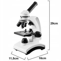QIKtech MIKROSKOP NAUKOWY EDUKACYJNY SZKOLNY MIKRO MAKRO 40-640X