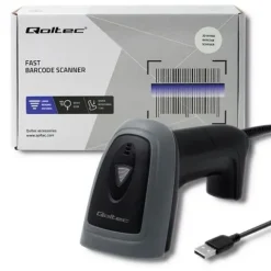 Qoltec Czytnik kodów 1D i 2D | USB