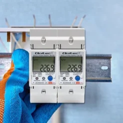 Qoltec Licznik energii DIN Wi-Fi TUYA 230V 60A