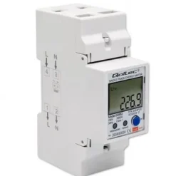 QOLTEC LICZNIK ENERGII 230V TUYA WIFI LCD NA SZYNĘ DIN