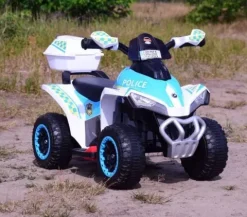QUAD NA AKUMULATOR POLICJA Z KUFERKIEM - SUPER JAKOŚĆ/GTS-1188A