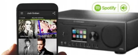 Radio Internetowe WiFi Ferguson Spotify Cyfrowe DAB FM Odtwarzacz CD Audio