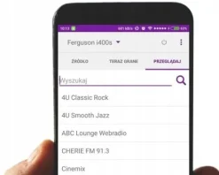 Radio Internetowe WiFi Ferguson Spotify Cyfrowe DAB FM Odtwarzacz CD Audio