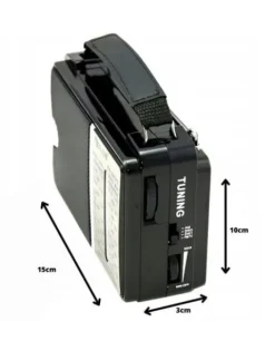 RADIO KUCHENNE 230V PRZENOŚNE BUDOWLANE NA BATERIE R20 FM AM SW