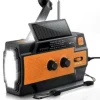 RADIO PRZENOŚNE SOLARNE KORBKA ALARM DYNAMO AWARYJNE LATARKA POWERBANK 4000