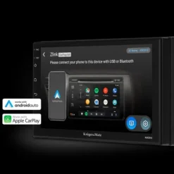 Radio Samochodowe Kruger&Matz CarPlay/AndroidAuto 7” 2DIN Bluetooth USB AUX