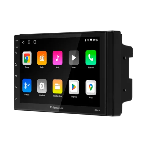 Radio Samochodowe Kruger&Matz CarPlay/AndroidAuto 7” 2DIN Bluetooth USB AUX