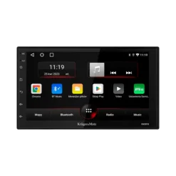 Radio Samochodowe Kruger&Matz CarPlay/AndroidAuto 7” 2DIN Bluetooth USB AUX