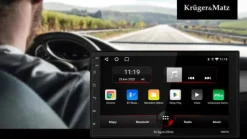 Radio Samochodowe Kruger&Matz CarPlay/AndroidAuto 7” 2DIN Bluetooth USB AUX
