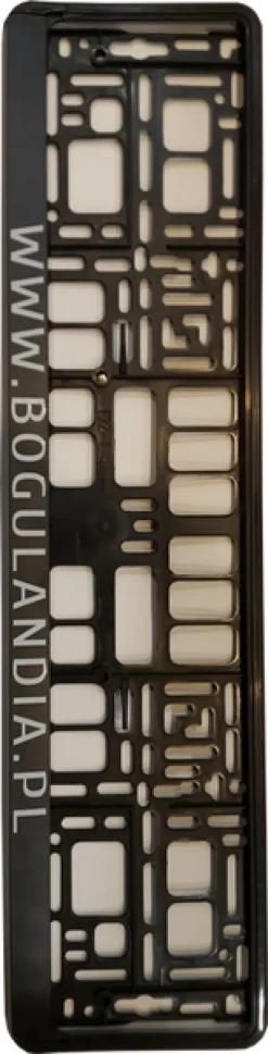Ramka na tablice rejestracyjną www.bogulandia.pl