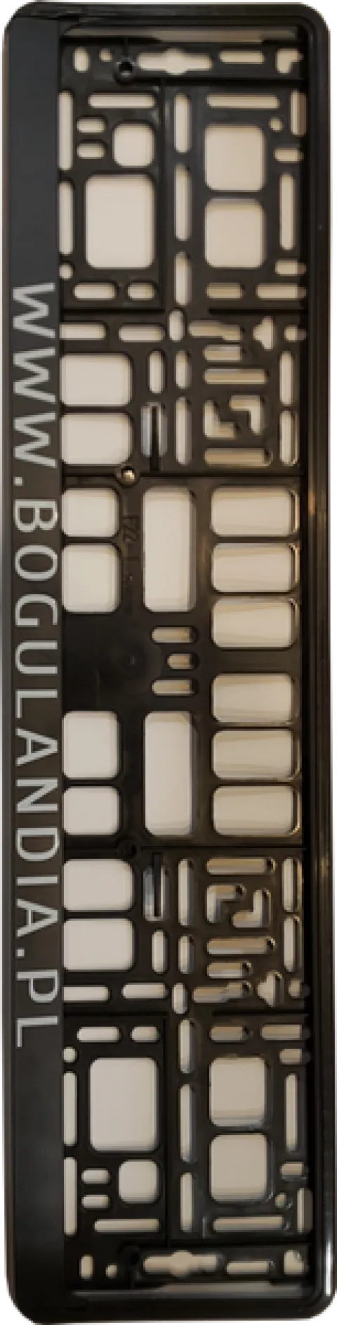 Ramka na tablice rejestracyjną www.bogulandia.pl