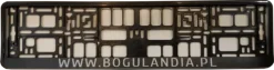 Ramka na tablice rejestracyjną www.bogulandia.pl