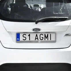 Ramka Tablicy Rejestracyjnej Szczotkowane Aluminium Ramki Pod Tablice