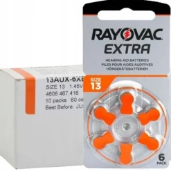 Rayovac Extra 13 EMF PR48 Baterie słuchowe 60 szt.