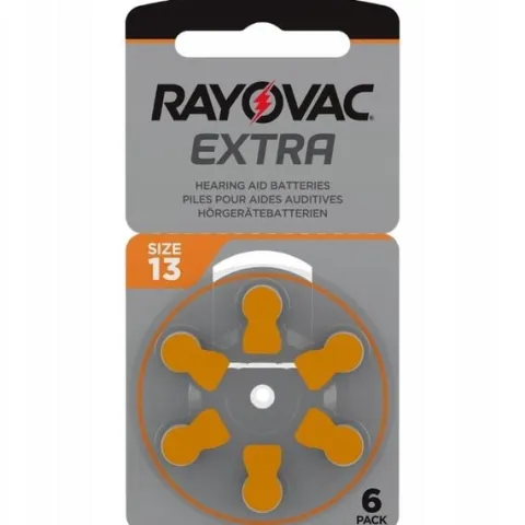 Rayovac Extra 13 EMF PR48 Baterie słuchowe 60 szt.