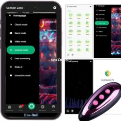 Realistyczny Penis Wibrator Posuwisty Na Pilota Aplikacje App Smartfon