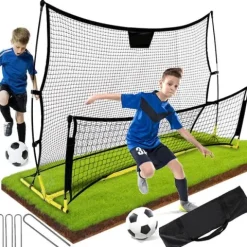 Rebounder bramka piłkarska 2w1 treningowa
