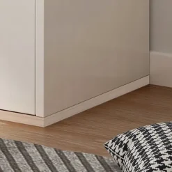 Regał industrialny stojący biały 138 cm