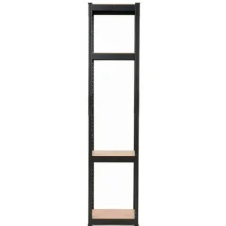 Regał magazynowy 180x40x40 cm 4-poziomowy do garażu, przechowywania 400 kg
