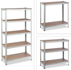 Regał metalowy magazynowy do garażu piwnicy 180x90x40