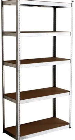 Regał metalowy magazynowy garażowy Zeus 180x90x40 cm 5 półek