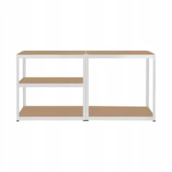 Regał metalowy magazynowy 5 półek 180x90x40 biały do 750 kg